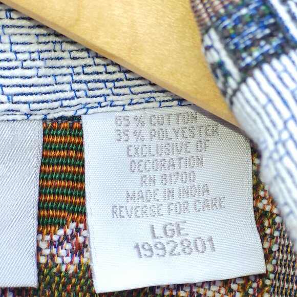 ADORABLE BLAIR Lighthouse Tapestry Blazer Women's Size L Costal Navy Nautical - Picture 4 of 6